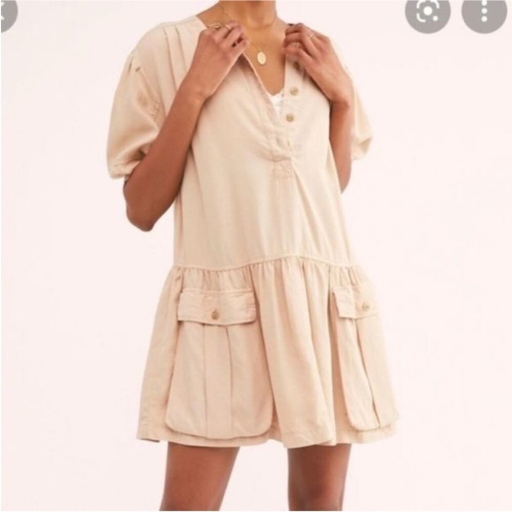 Free people Washed I’m a dreamer dress XS